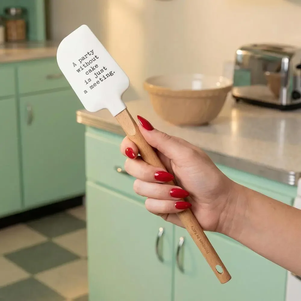 A Party Without Cake Is Just A Meeting Spatula | Funny Vintage Silicone Kitchen